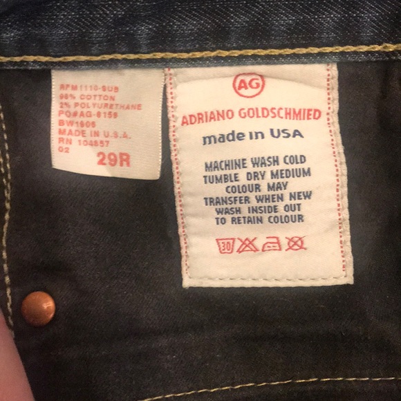 AG Adriano Goldschmied straight leg jeans - Picture 4 of 5